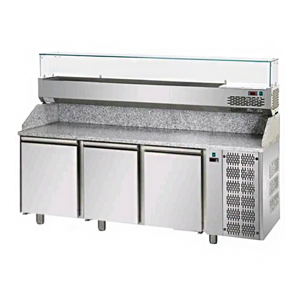 bango frigoriferike me 3 porta me mermer kit vasketash